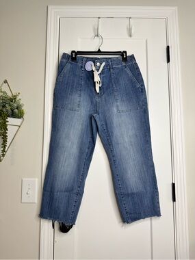 Judy Blue Utility Style Crop Denim Jeans